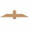 Ekena Millwork Eugene Smooth Timber Gable Bracket, Western Red Cedar, 48"W x 12"H x 1 1/2"D x 5 1/2"F, 6/12 Pitch GBW048X12X0206EUG00SWR - alternate 1